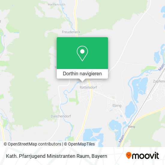 Kath. Pfarrjugend Ministranten Raum Karte