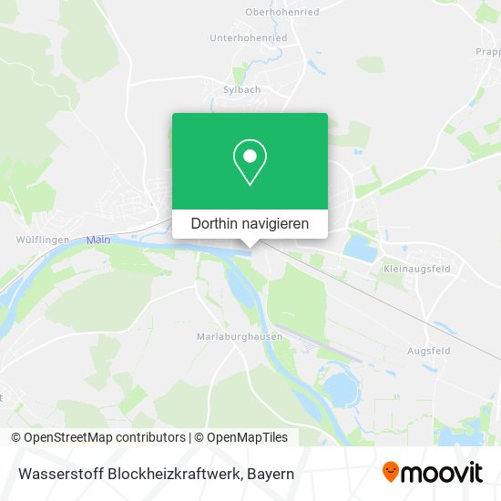 Wasserstoff Blockheizkraftwerk Karte