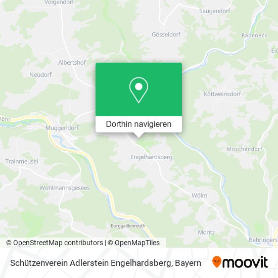 Schützenverein Adlerstein Engelhardsberg Karte