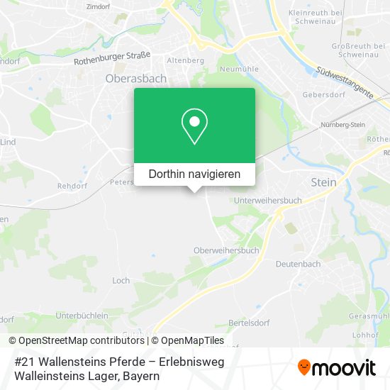 #21 Wallensteins Pferde – Erlebnisweg Walleinsteins Lager Karte
