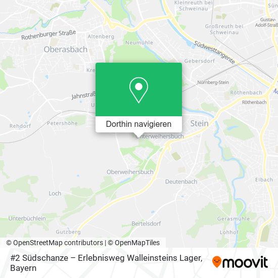 #2 Südschanze – Erlebnisweg Walleinsteins Lager Karte