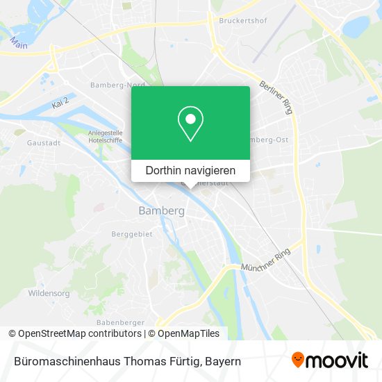 Büromaschinenhaus Thomas Fürtig Karte