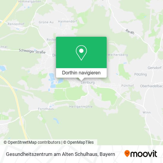 Gesundheitszentrum am Alten Schulhaus Karte