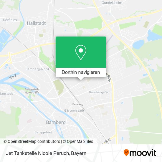Jet Tankstelle Nicole Peruch Karte