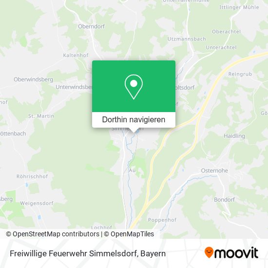 Freiwillige Feuerwehr Simmelsdorf Karte