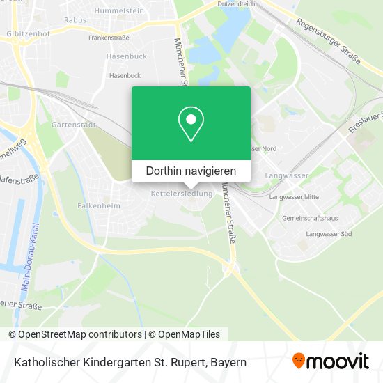 Katholischer Kindergarten St. Rupert Karte