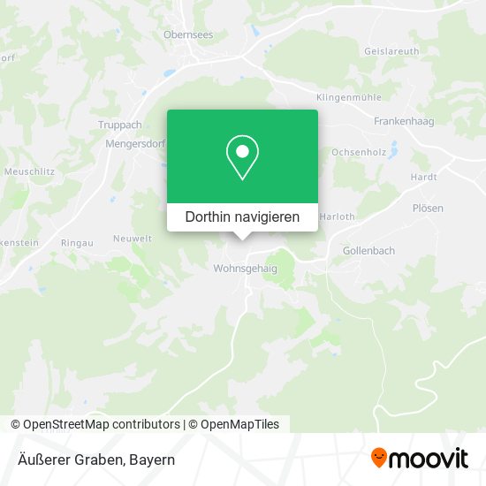 Äußerer Graben Karte