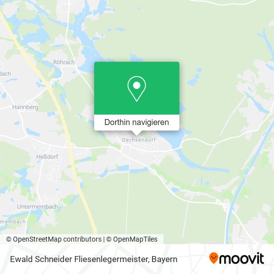 Ewald Schneider Fliesenlegermeister Karte