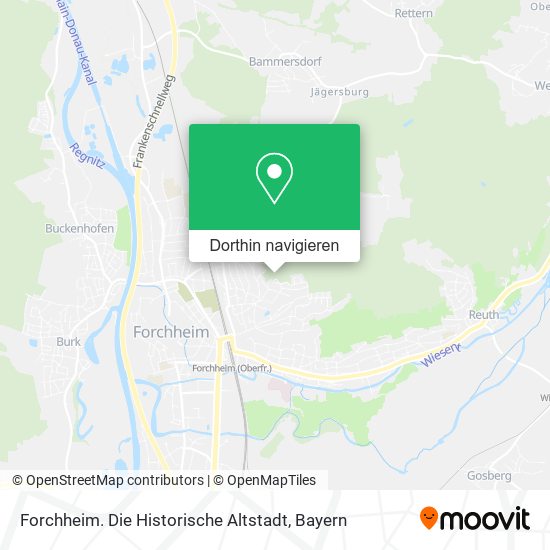 Forchheim. Die Historische Altstadt Karte