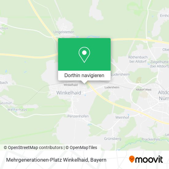 Mehrgenerationen-Platz Winkelhaid Karte