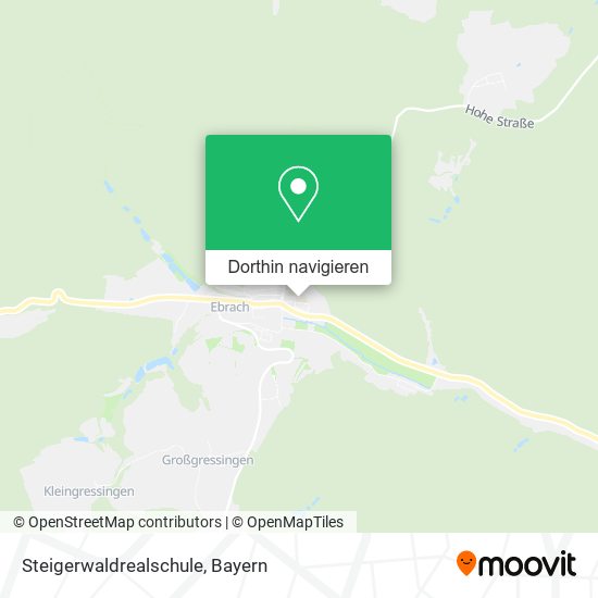 Steigerwaldrealschule Karte