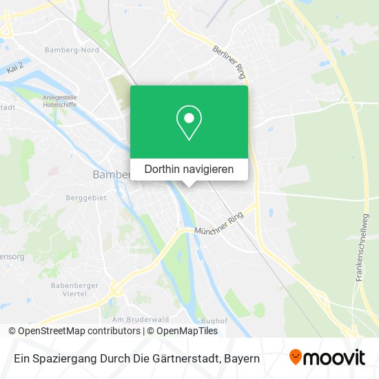 Ein Spaziergang Durch Die Gärtnerstadt Karte