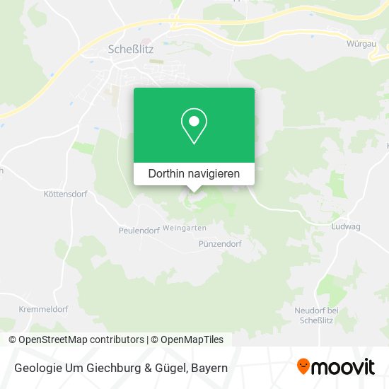 Geologie Um Giechburg & Gügel Karte