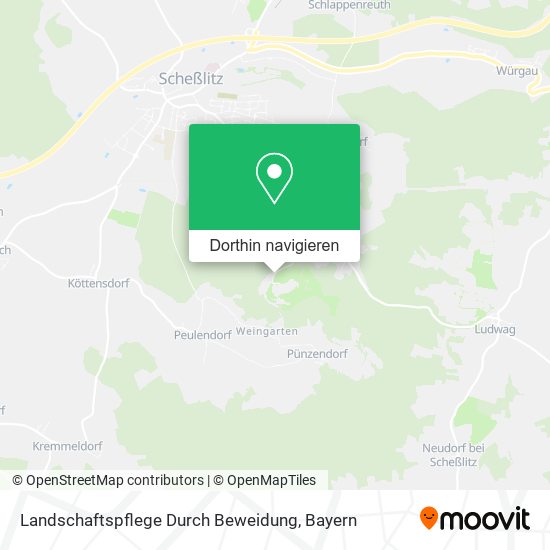 Landschaftspflege Durch Beweidung Karte