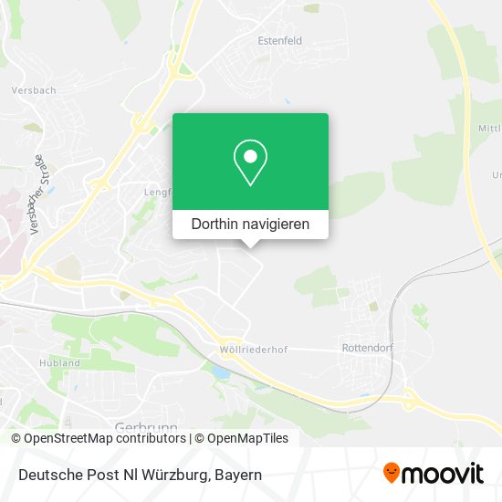 Deutsche Post Nl Würzburg Karte