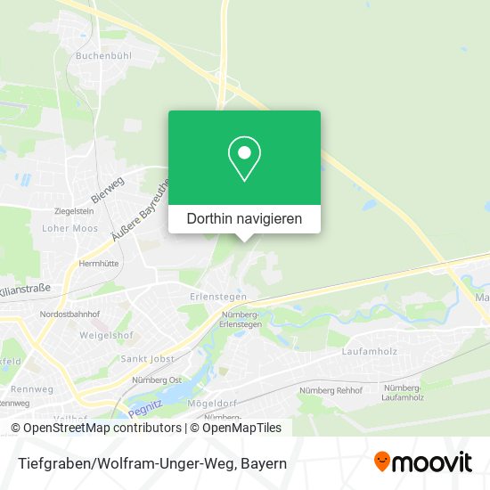 Tiefgraben/Wolfram-Unger-Weg Karte