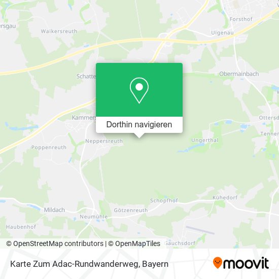 Karte Zum Adac-Rundwanderweg Karte