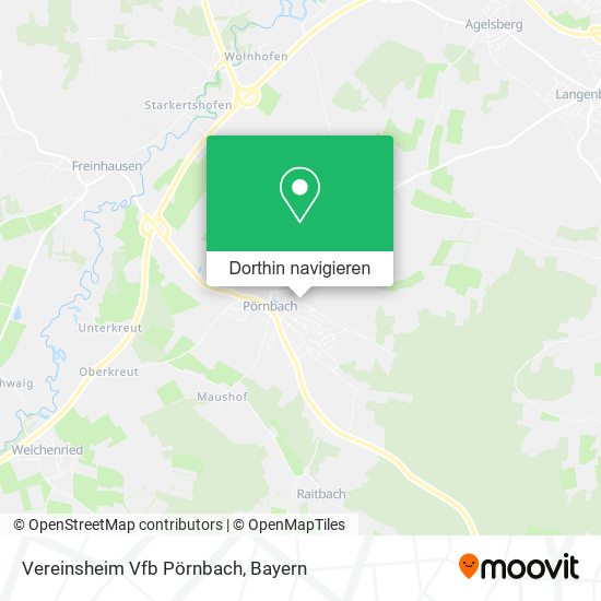 Vereinsheim Vfb Pörnbach Karte