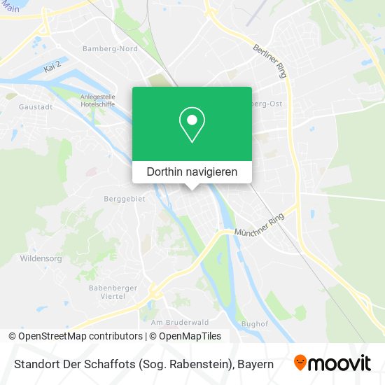 Standort Der Schaffots (Sog. Rabenstein) Karte