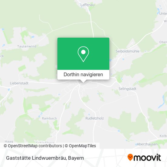 Gaststätte Lindwuembräu Karte