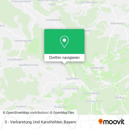 3 - Verkarstung Und Karsthöhlen Karte
