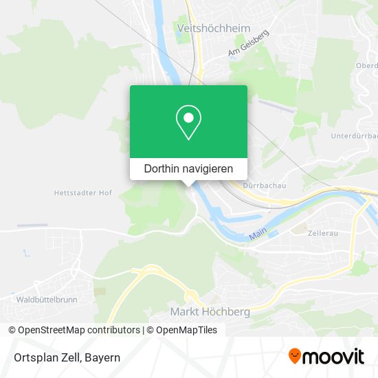 Ortsplan Zell Karte