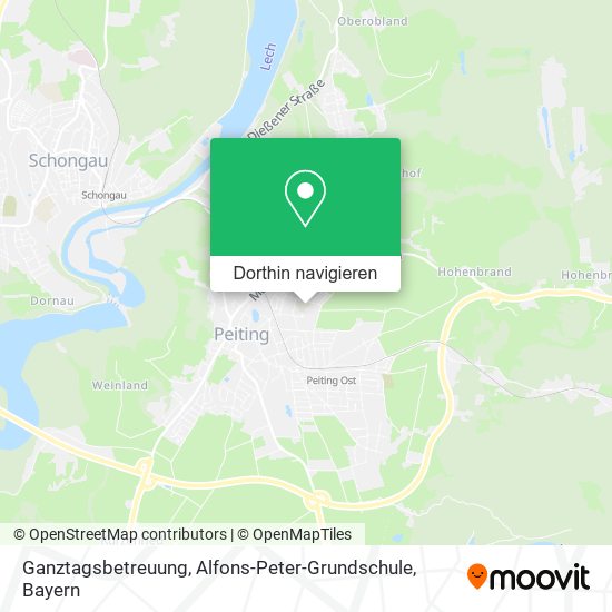 Ganztagsbetreuung, Alfons-Peter-Grundschule Karte