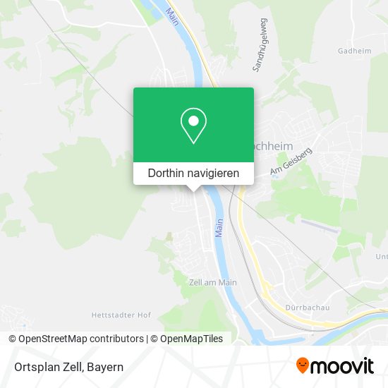 Ortsplan Zell Karte