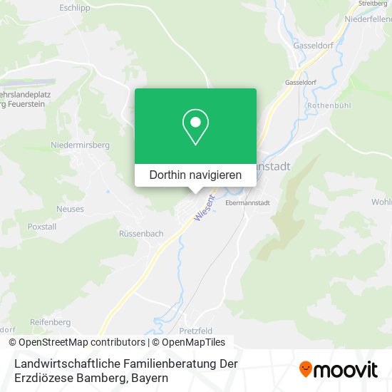 Landwirtschaftliche Familienberatung Der Erzdiözese Bamberg Karte