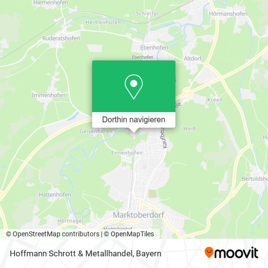Hoffmann Schrott & Metallhandel Karte