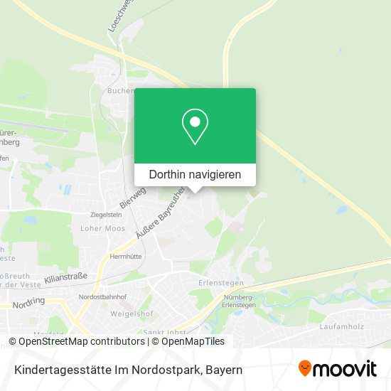Kindertagesstätte Im Nordostpark Karte