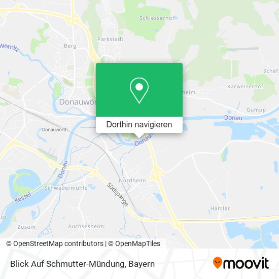 Blick Auf Schmutter-Mündung Karte