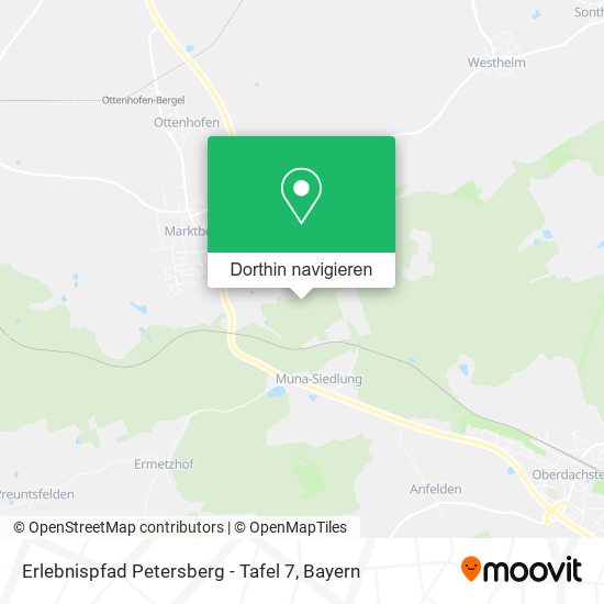 Erlebnispfad Petersberg - Tafel 7 Karte