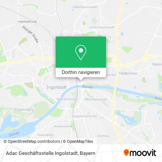 Adac Geschäftsstelle Ingolstadt Karte