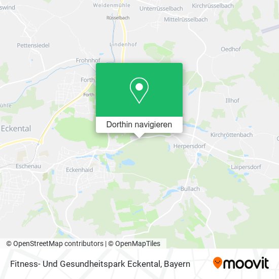 Fitness- Und Gesundheitspark Eckental Karte