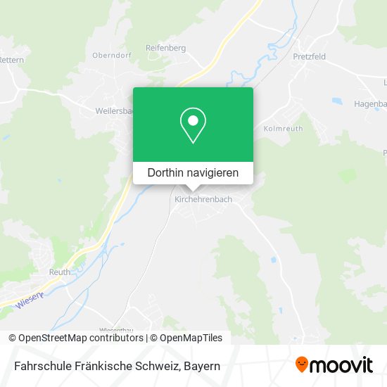 Fahrschule Fränkische Schweiz Karte