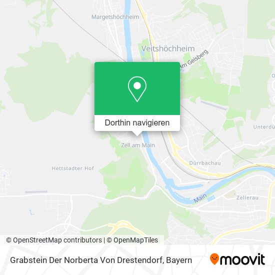 Grabstein Der Norberta Von Drestendorf Karte