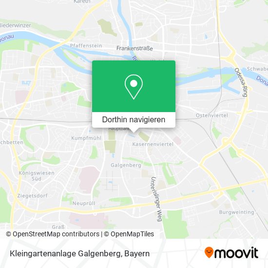 Kleingartenanlage Galgenberg Karte