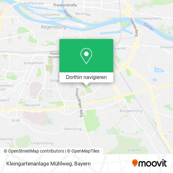 Kleingartenanlage Mühlweg Karte