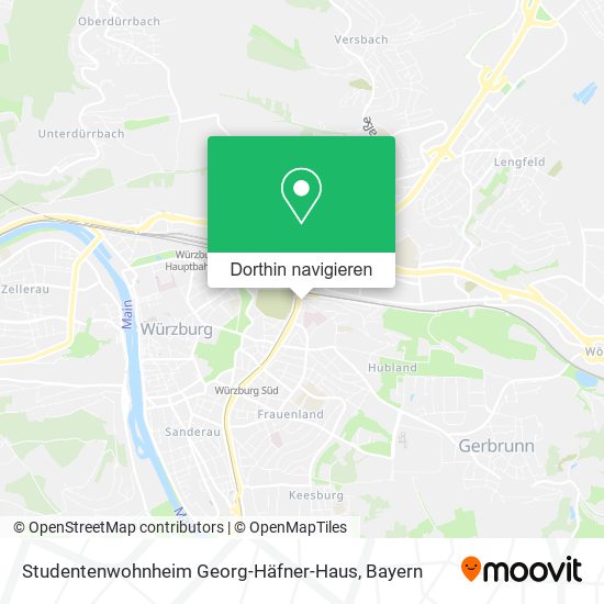Studentenwohnheim Georg-Häfner-Haus Karte
