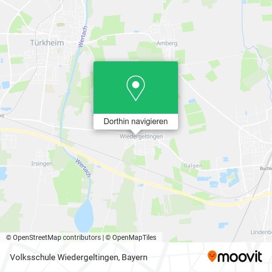 Volksschule Wiedergeltingen Karte