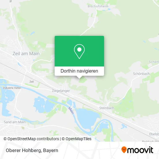 Oberer Hohberg Karte