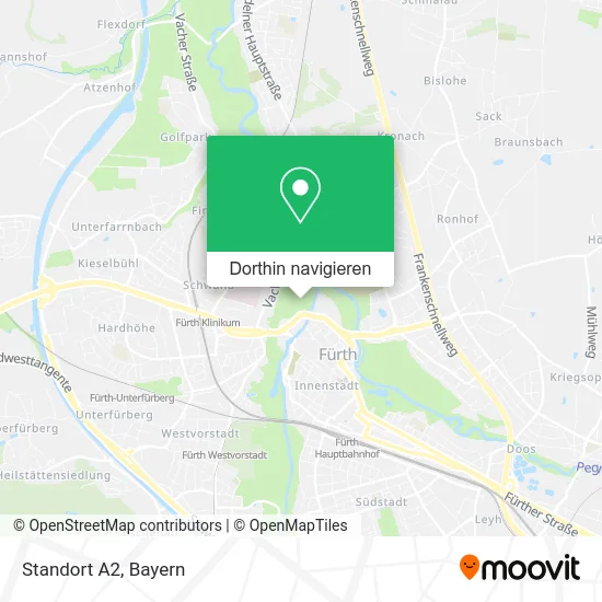 Standort A2 Karte