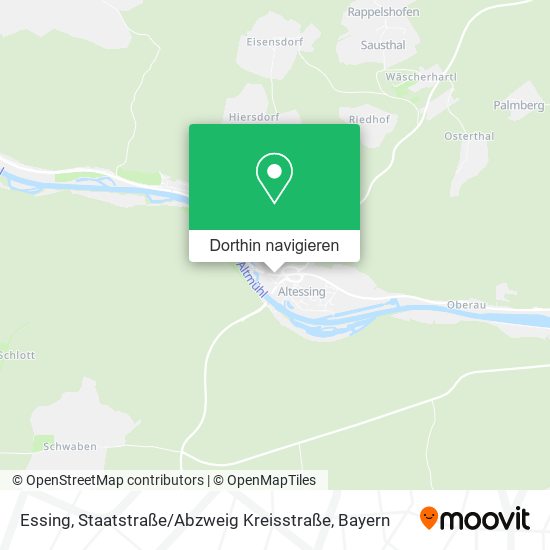 Essing, Staatstraße / Abzweig Kreisstraße Karte