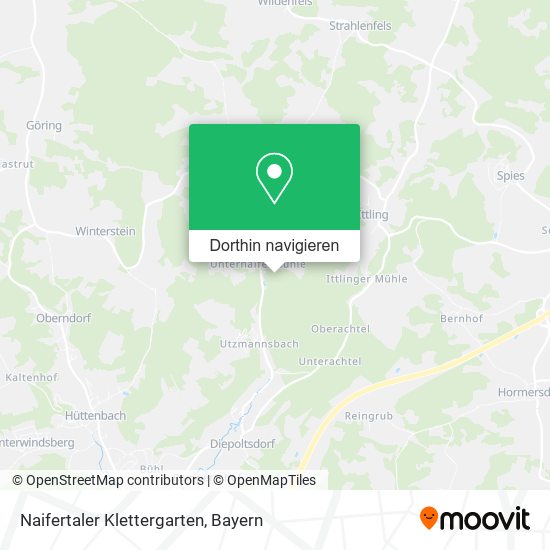 Naifertaler Klettergarten Karte