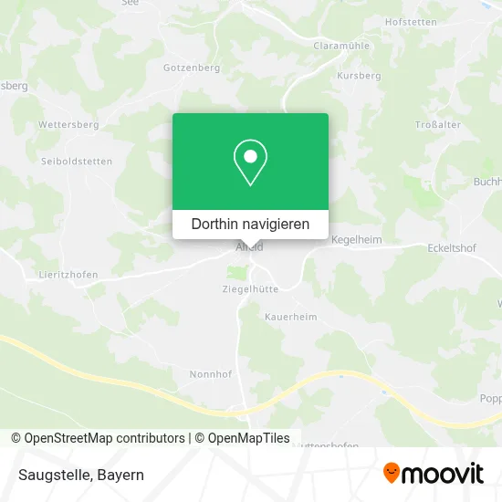 Saugstelle Karte