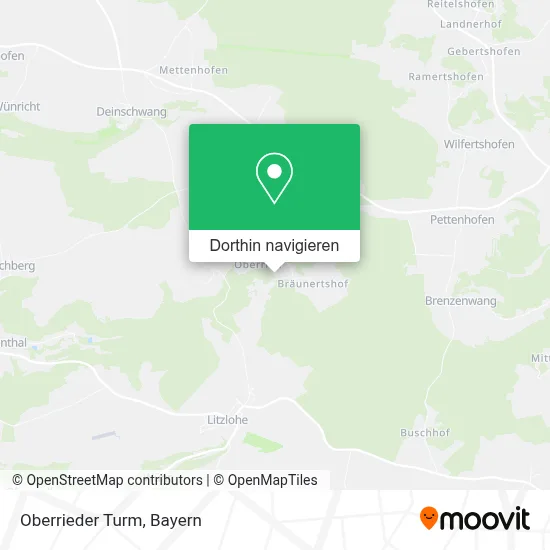 Oberrieder Turm Karte