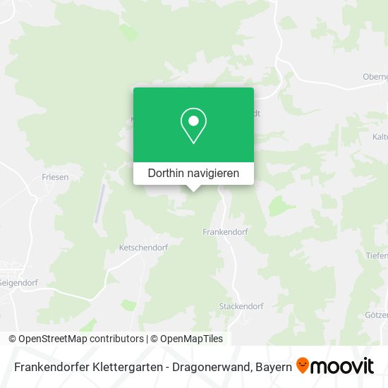 Frankendorfer Klettergarten - Dragonerwand Karte