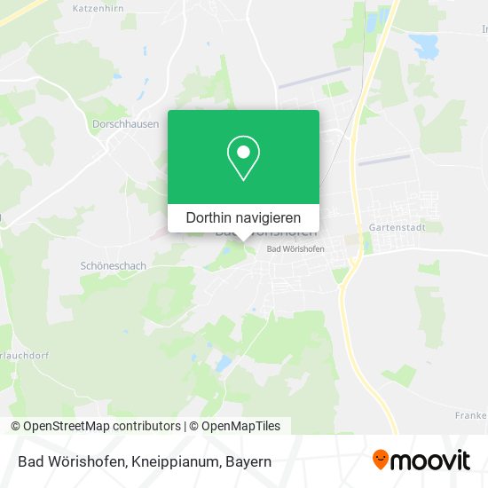 Bad Wörishofen, Kneippianum Karte
