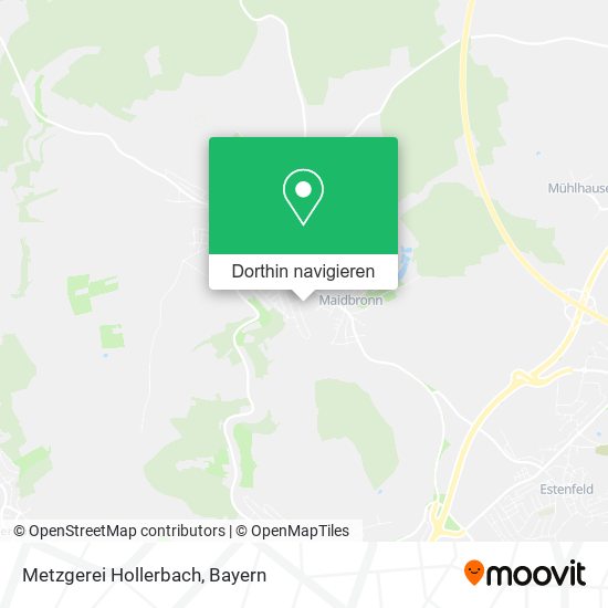 Metzgerei Hollerbach Karte